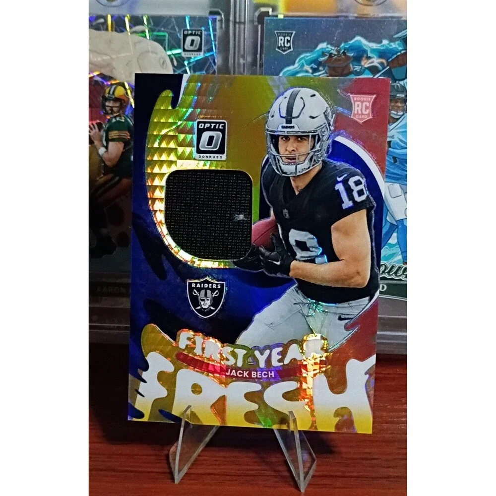 2025 Panini Donruss Optic - First Year Fresh Jack Bech #FYFBH-JBH Blue Hyper...